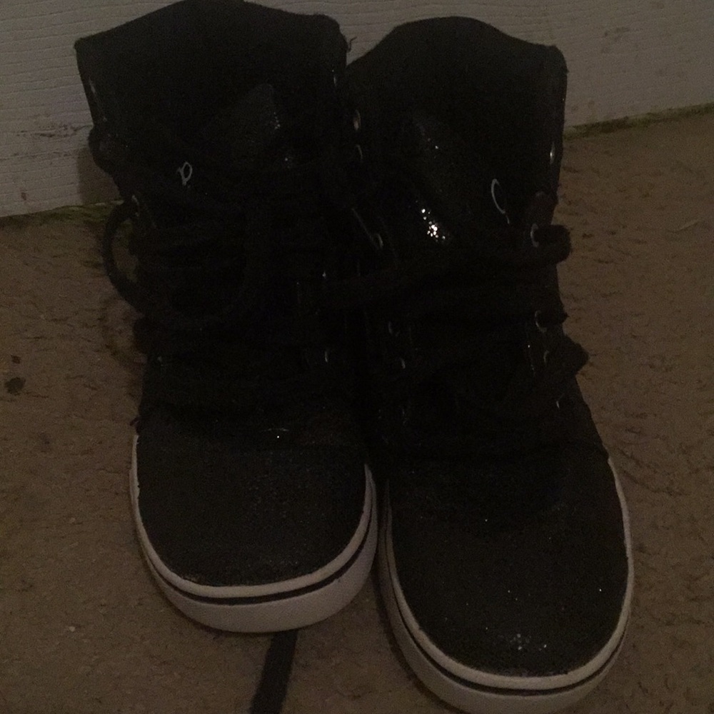 Sparkly high tops